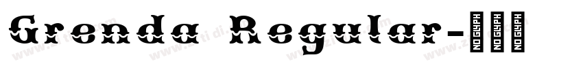 Grenda Regular字体转换
